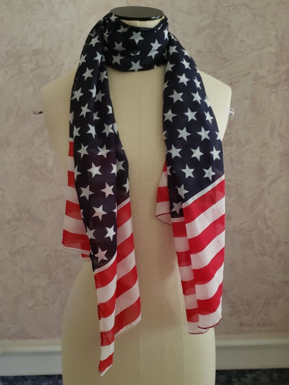 USA American flag scarf